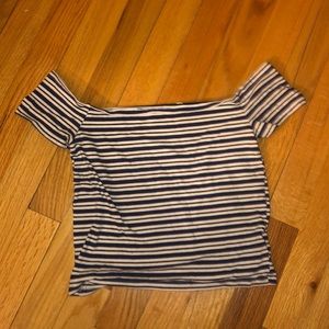 PacSun Basics off the shoulder crop top